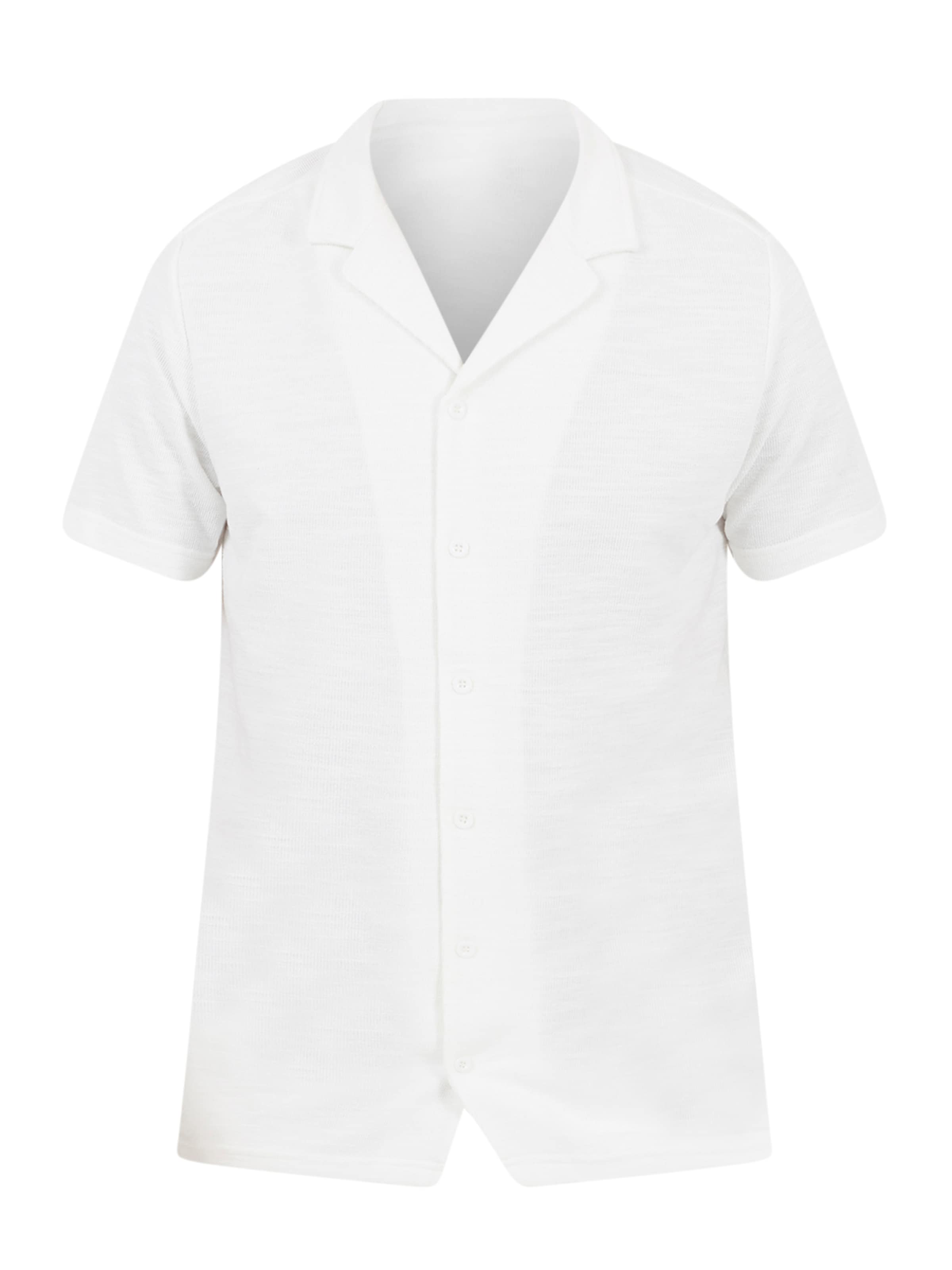 BRAVE SOUL Chemise en blanc naturel, Vue avec produit