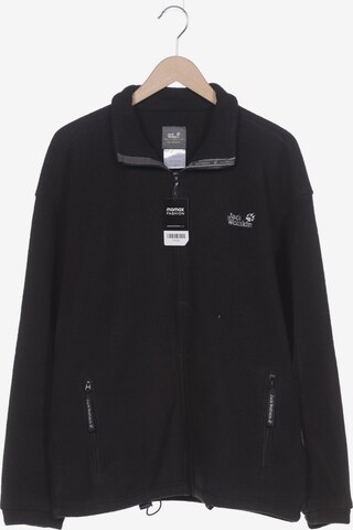JACK WOLFSKIN Sweatshirt & Zip-Up Hoodie in L in Black: front