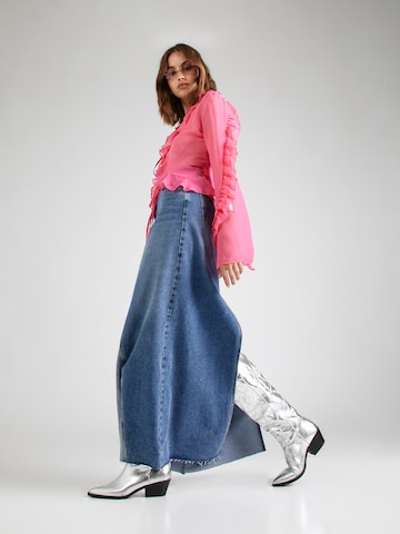 ABOUT YOU x Emili Sindlev Skirt 'Ruby' in Blue