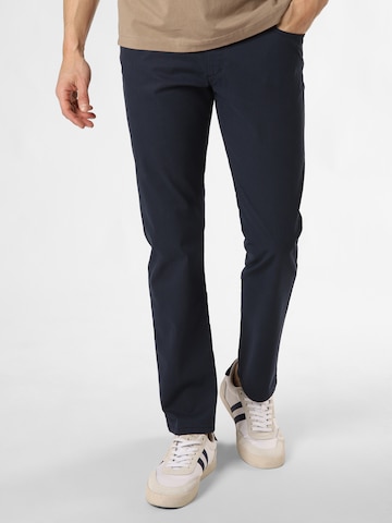 bugatti Regular Pants in Blue: front