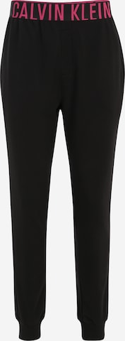 Effilé Pantalon de pyjama 'Intense Power' Calvin Klein Underwear en noir : devant