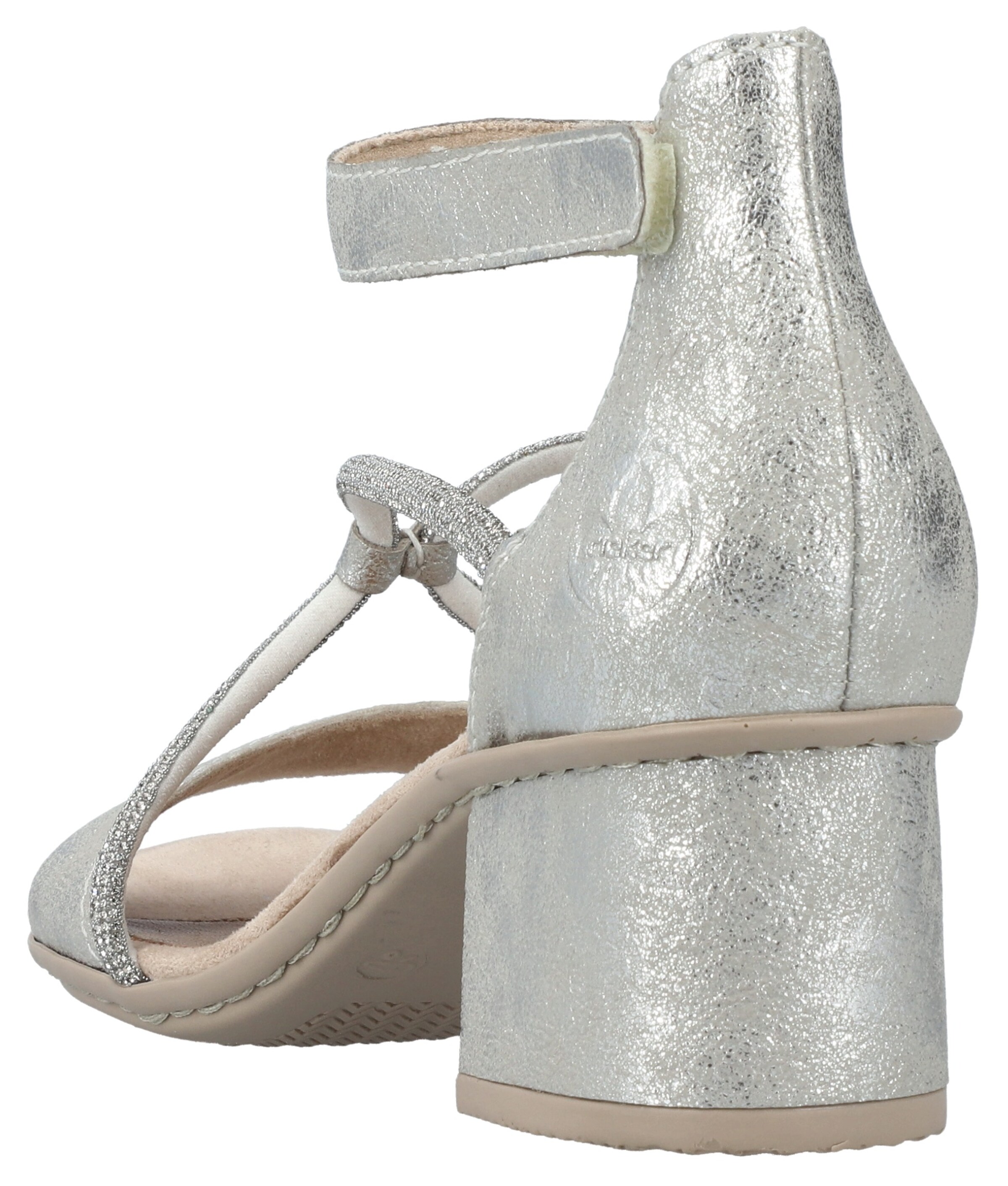 Rieker Sandaler med rem i sølv