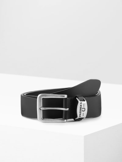 PADDOCKS Ledergürtel in schwarz, Produktansicht