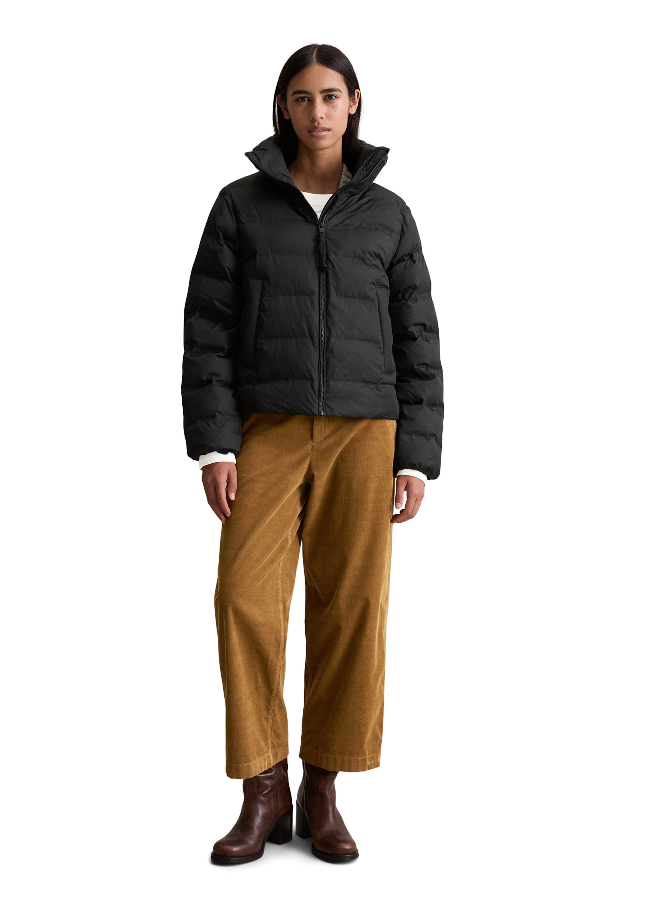 Veste d’hiver Marc O'Polo DENIM en noir : devant