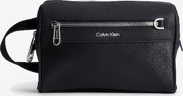 Calvin Klein Toiletry Bag in Black: front