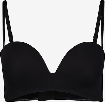 Bandeau Sutien de la Skiny pe negru: față