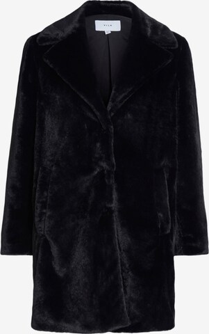VILA Between-seasons coat 'Ebba' in Black: front