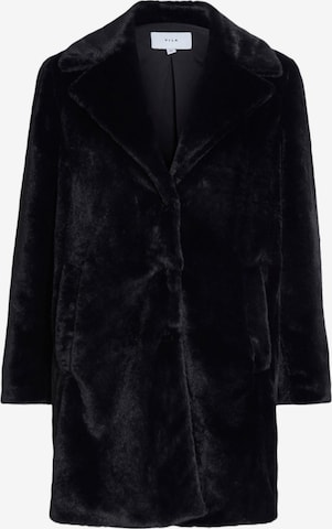 VILA Between-Seasons Coat 'Ebba' in Black: front