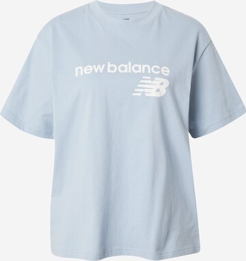 new balance Μπλουζάκι σε μπλε: μπροστά