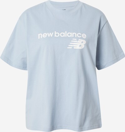 Marškinėliai iš new balance, spalva – šviesiai mėlyna / balta, Prekių apžvalga