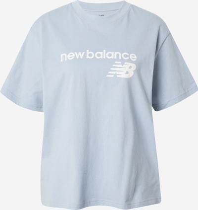 new balance Shirt in de kleur Lichtblauw / Wit, Productweergave
