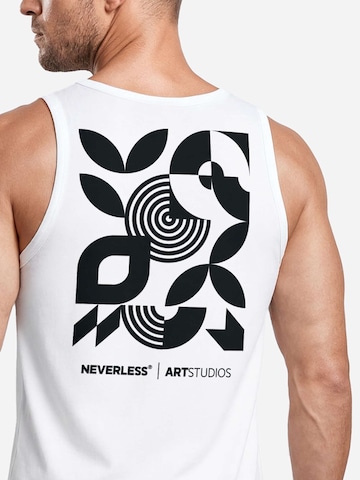 Neverless Shirt 'Modern Art' in White