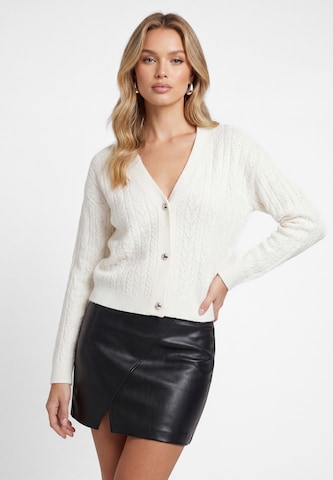 faina - Casaco de malha 'Festive' em branco: frente