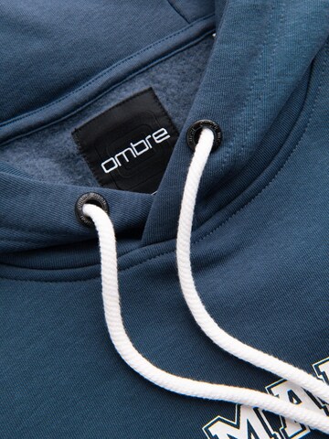 Ombre Sweatshirt i blå