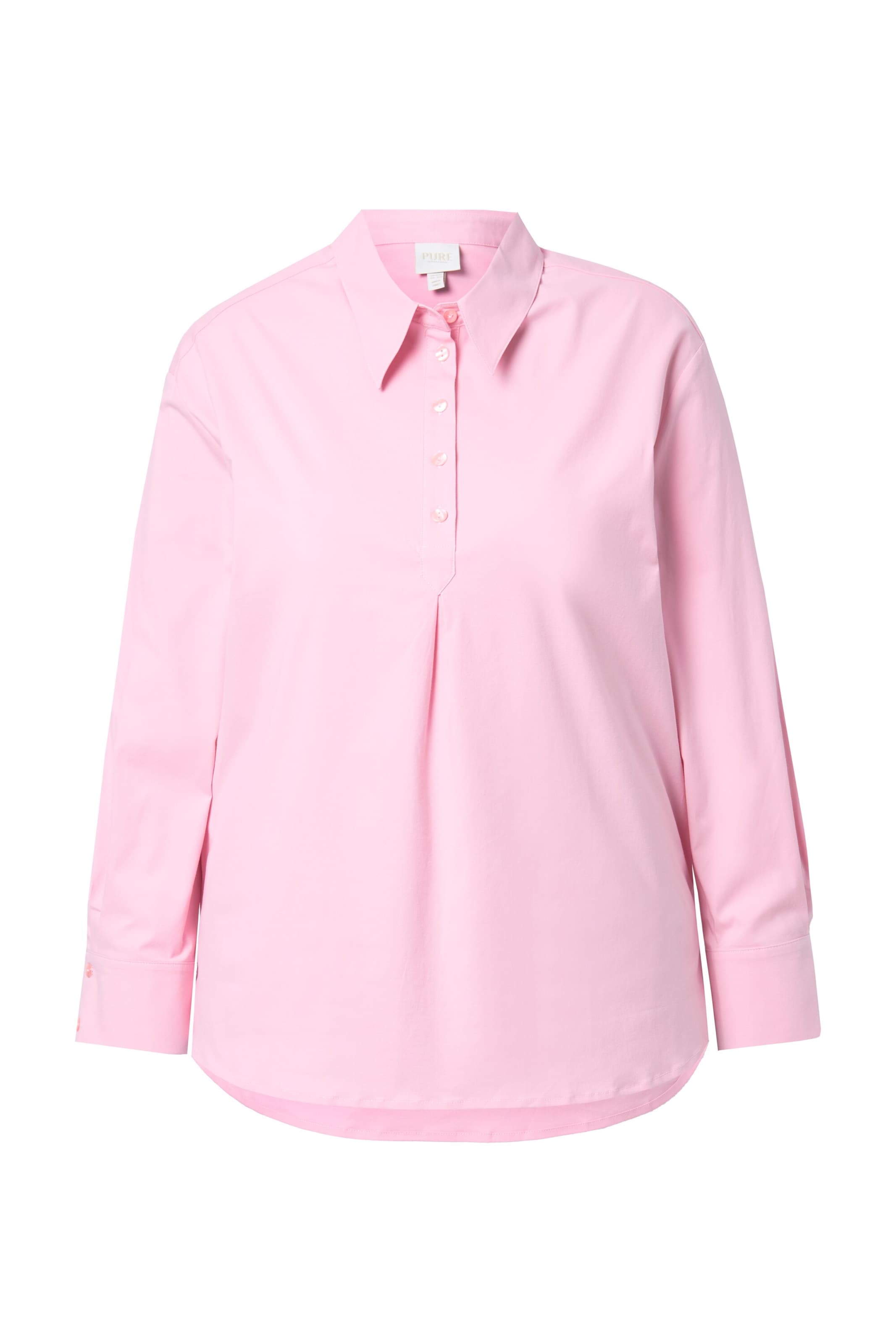 Ulla Popken Blouse in Roze: voorkant
