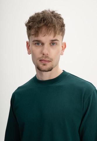 MELA - Camisa 'TEJAS' em verde