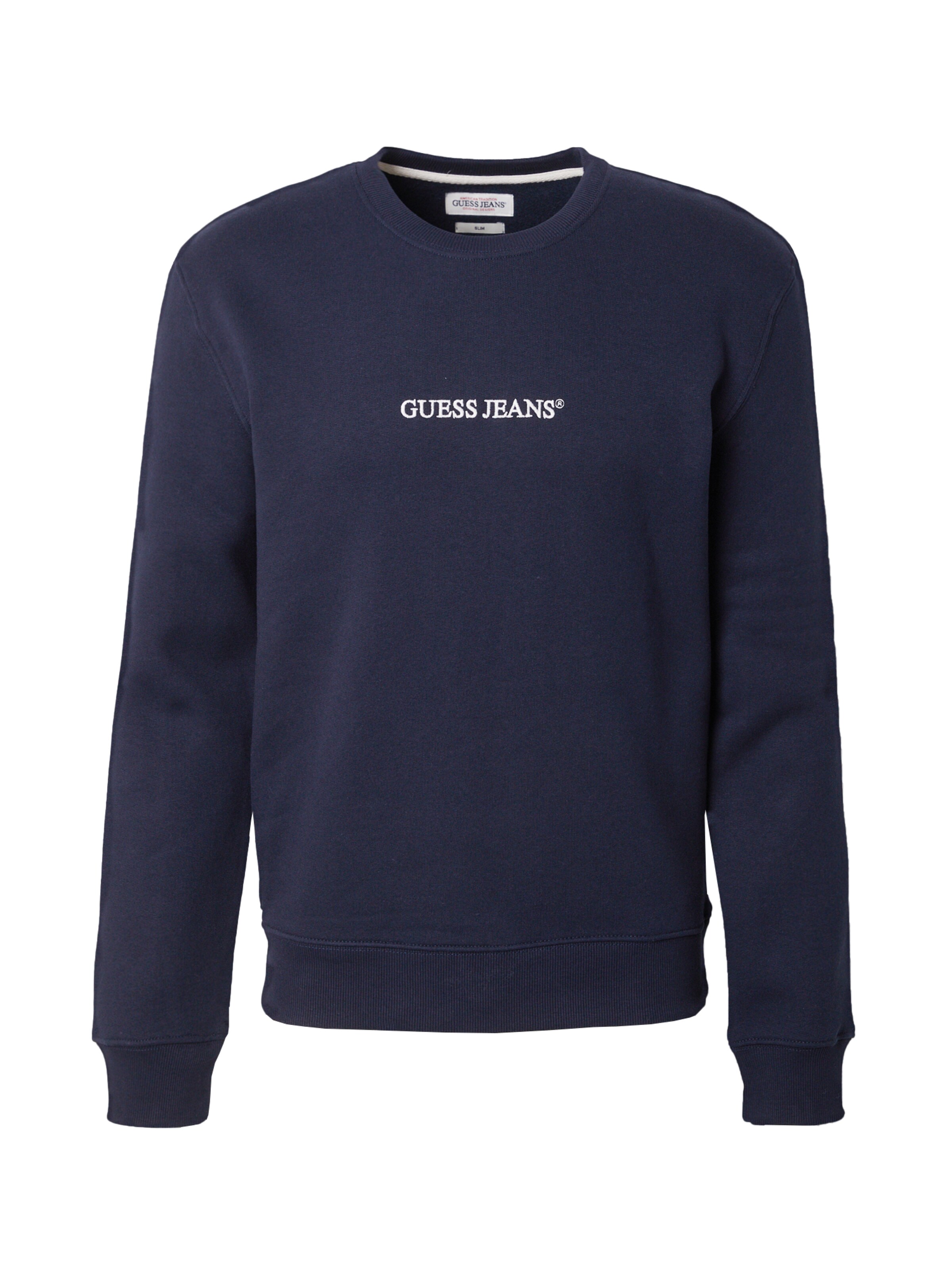 GUESS JEANS Μπλούζα φούτερ σε μπλε: μπροστά