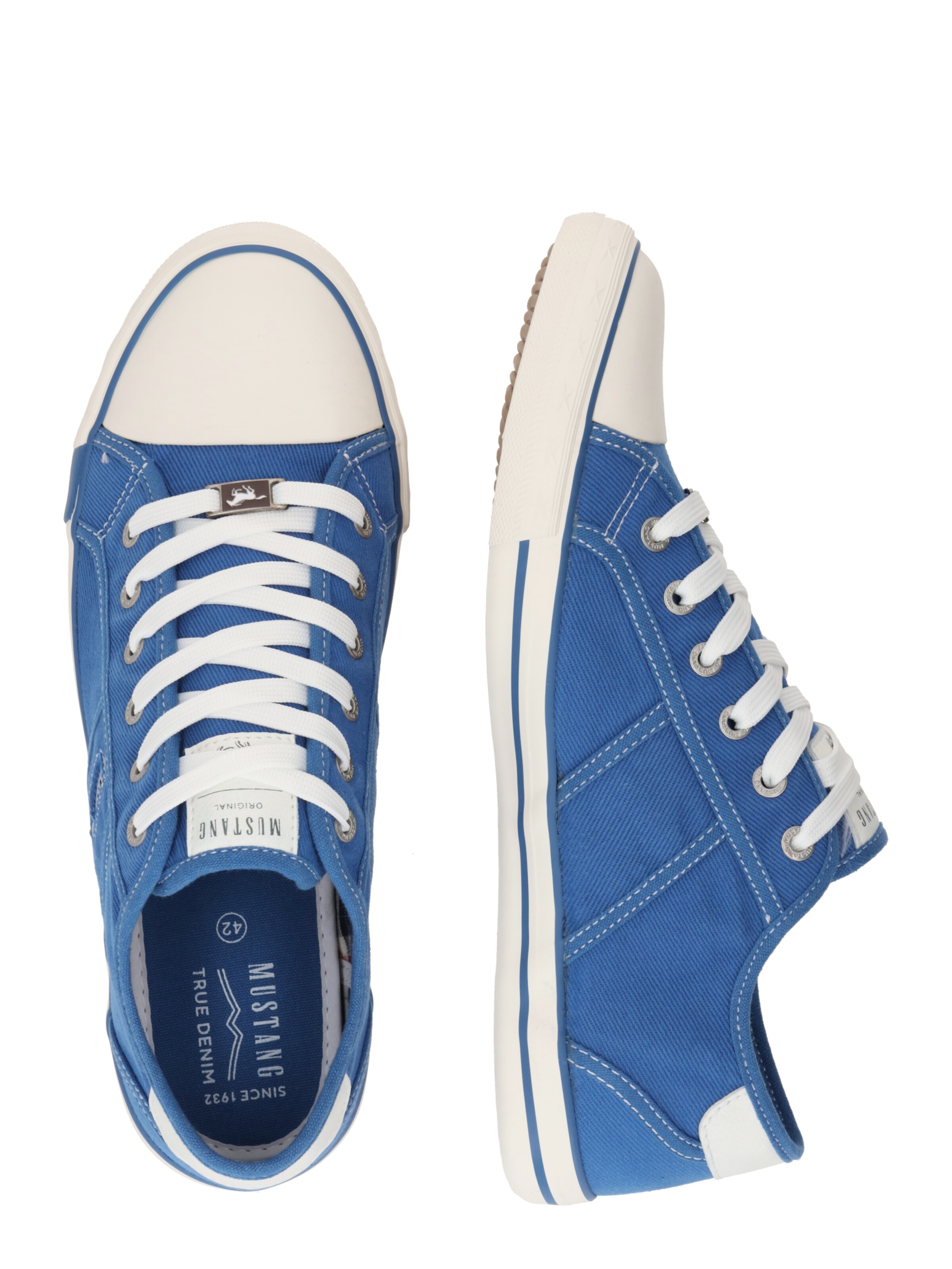 MUSTANG Matalavartiset tennarit värissä sininen