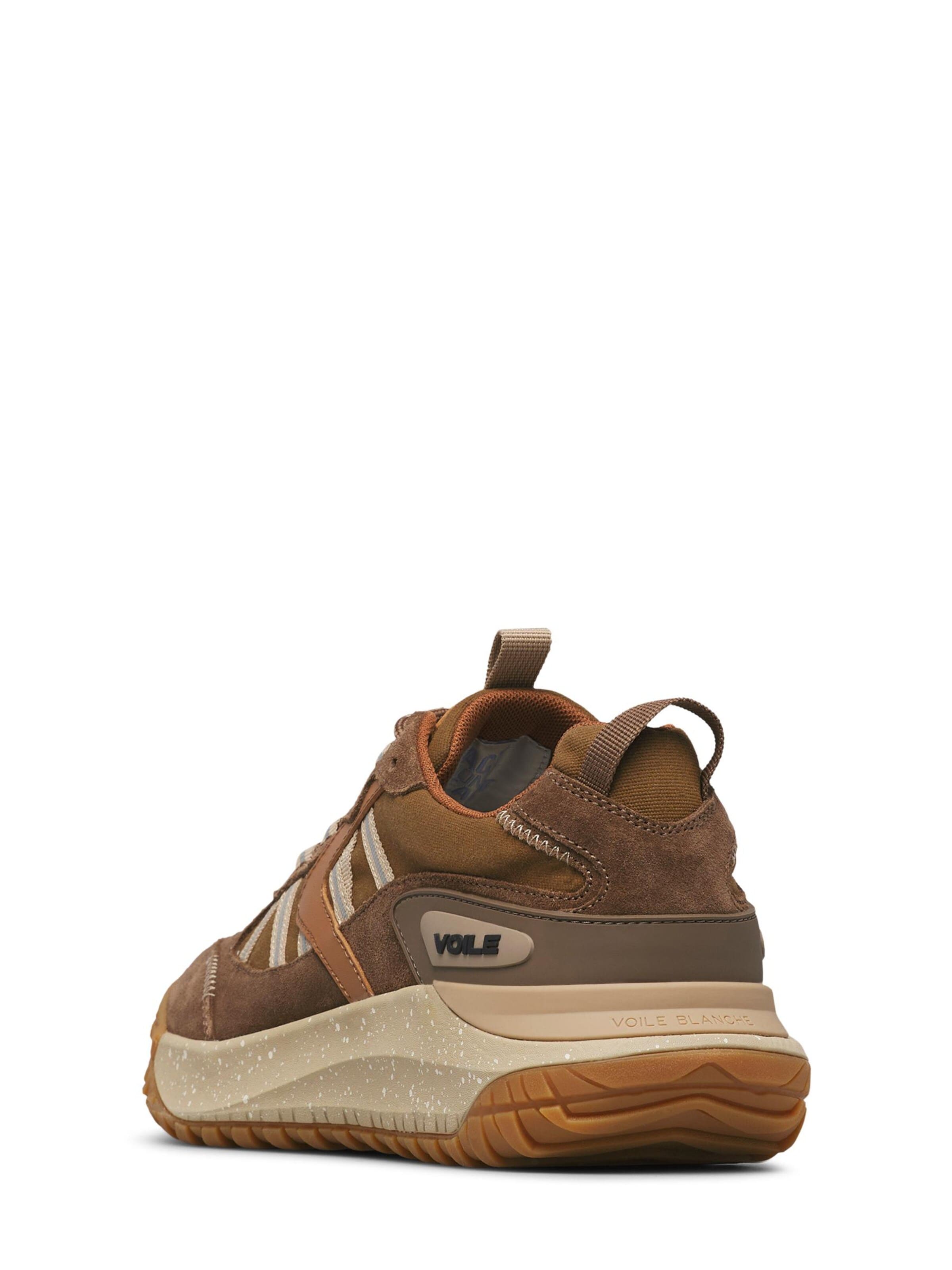Baskets basses 'CLUB ACT 2 M.' Voile blanche en marron