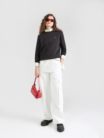 Tommy Jeans Mikina – černá
