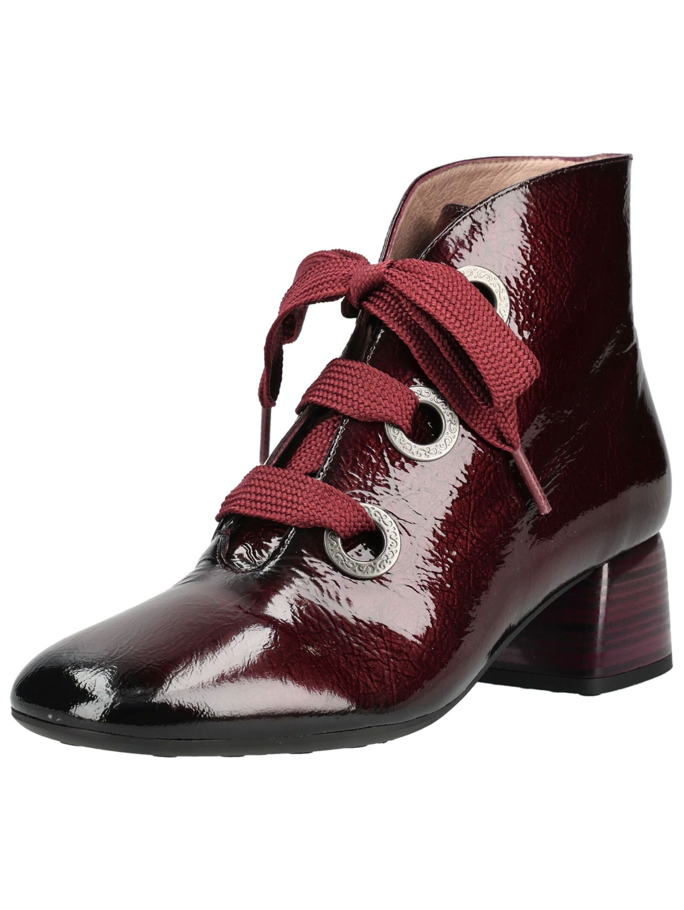 Bottines à lacets Hispanitas en rouge : devant