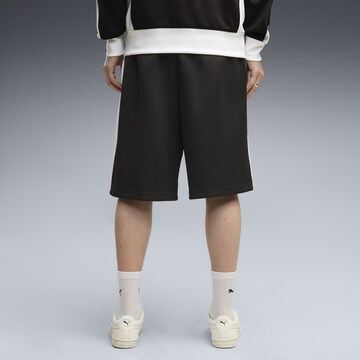 PUMA Regular Workout Pants 'T7 Relaxed' in Black