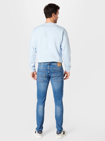 Skinny Jeans 'Glenn' de la JACK & JONES pe albastru