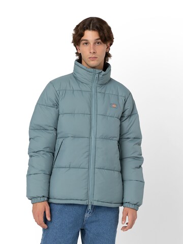 DICKIES Winter Jacket 'WALDENBURG' in Blue: front
