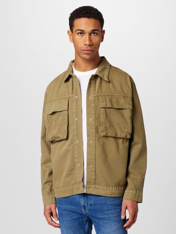 Trendyol Between-season jacket in Green: front