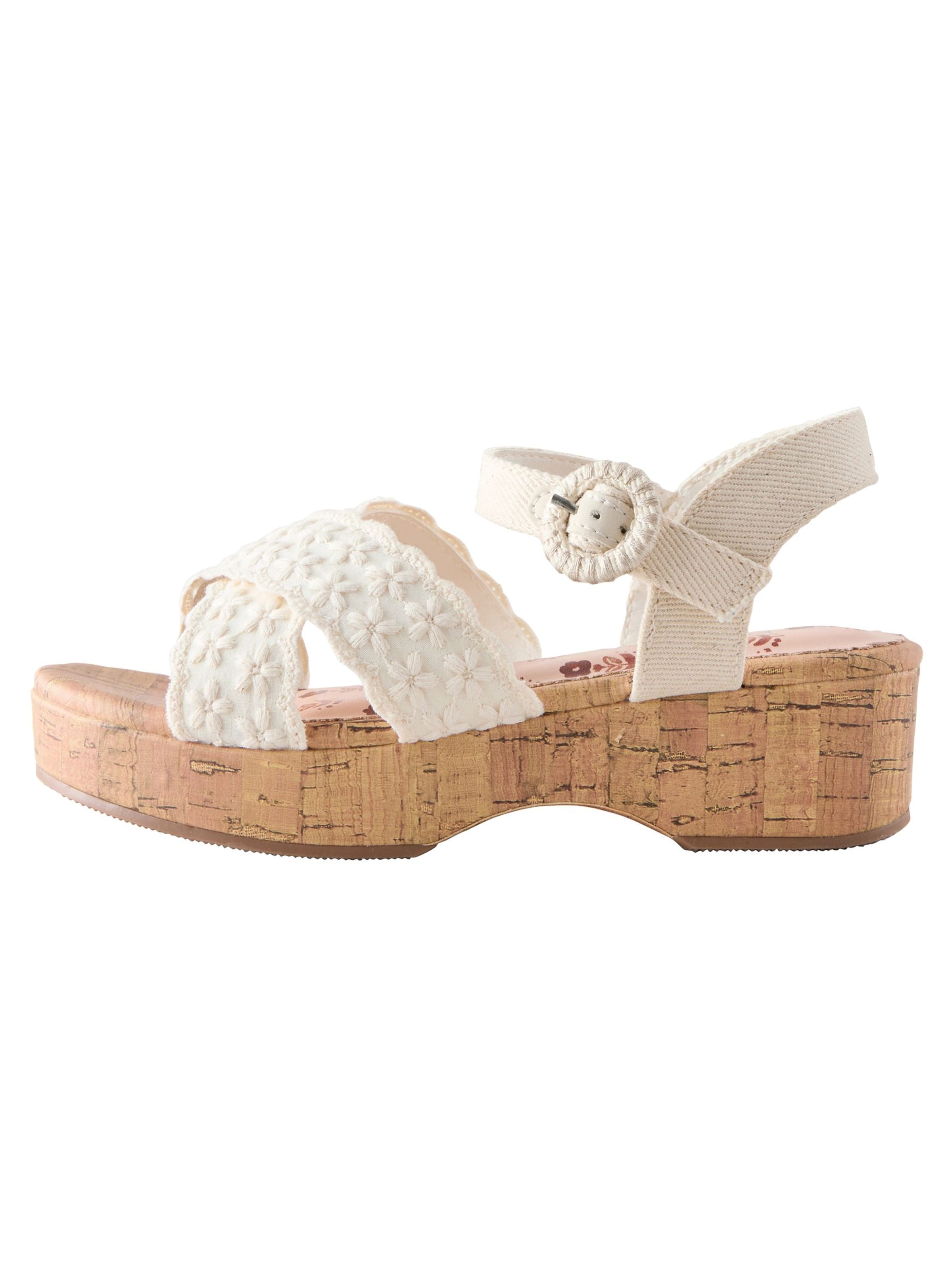 Next Sandaal, värv valge: eest vaates