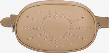 Marsupio 'Marsupio Donna Pelle Sauvage Borchie Elysa - Made in Italy' di Gave Lux in grigio: frontale