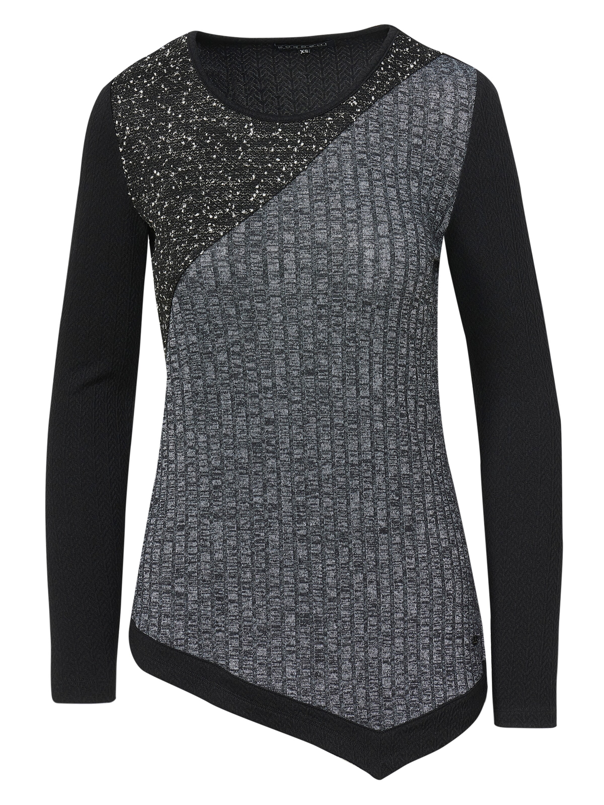 T-shirt KOROSHI en gris : devant