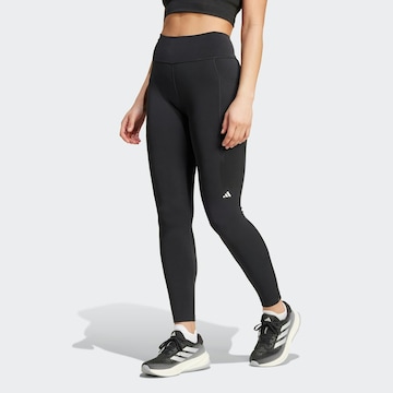 ADIDAS PERFORMANCE Skinny Sports trousers 'Own The Run' in Black: front
