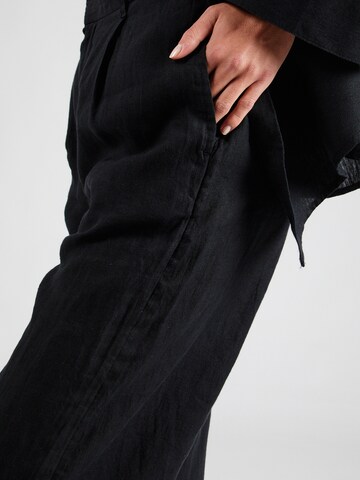 Gina Tricot Wide Leg Hose 'Denise' in Schwarz