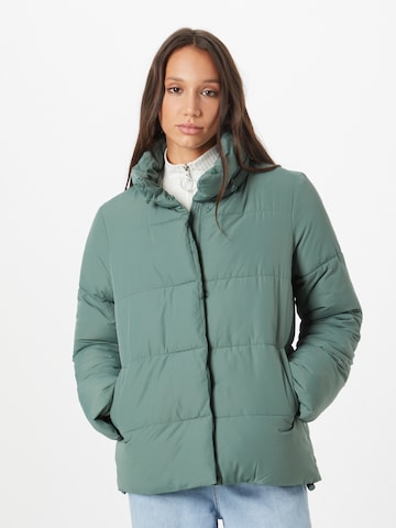 TOM TAILOR DENIM Winter Jacket in Green: front