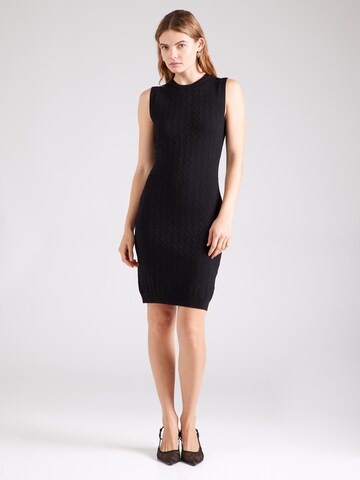 ARMANI EXCHANGE Knit dress in Black: front
