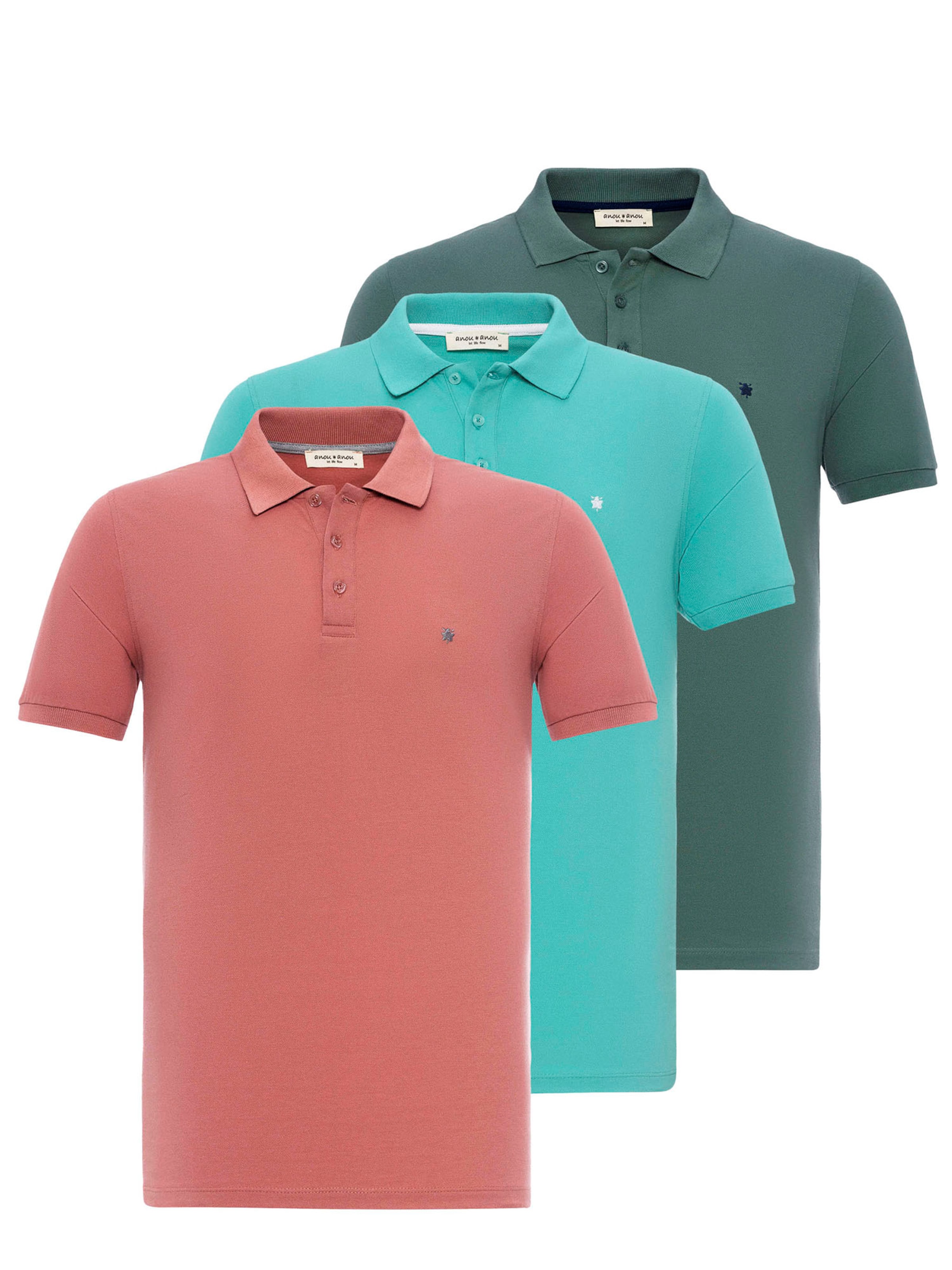 Anou Anou Tričko - Modrá: predná strana