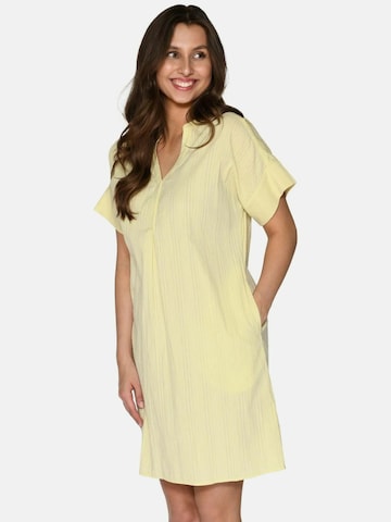 Camicia da notte 'Aya' di CCDK Copenhagen in giallo: frontale