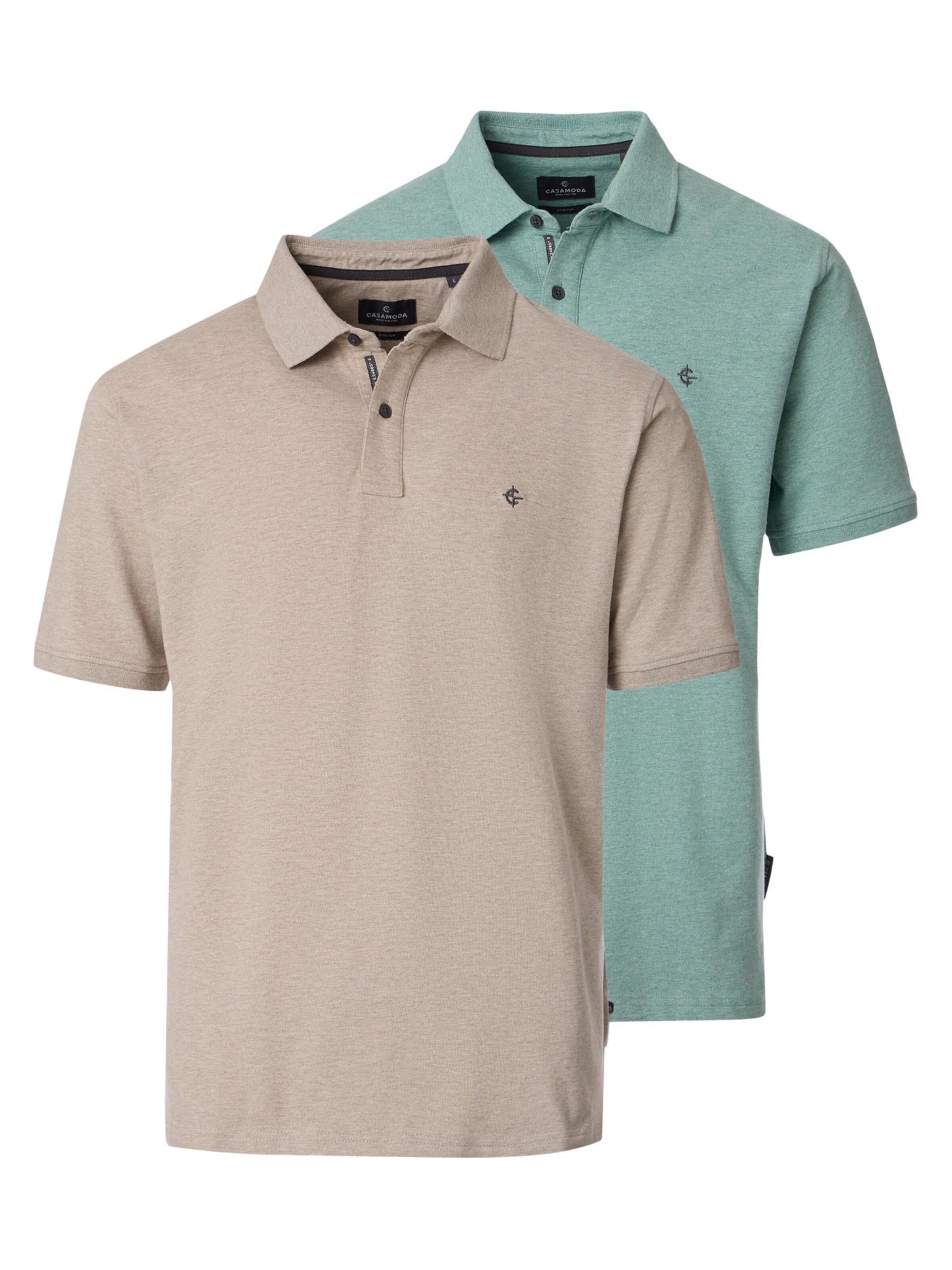 CASAMODA Shirt 'Basic'‌‌‌ in Grün: Vorderseite