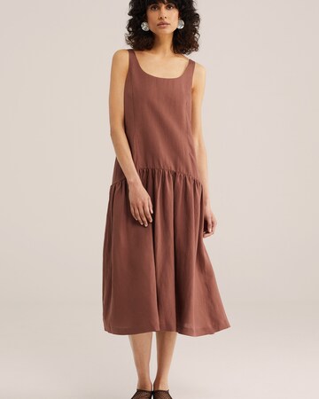 WE Fashion Kjole i brun