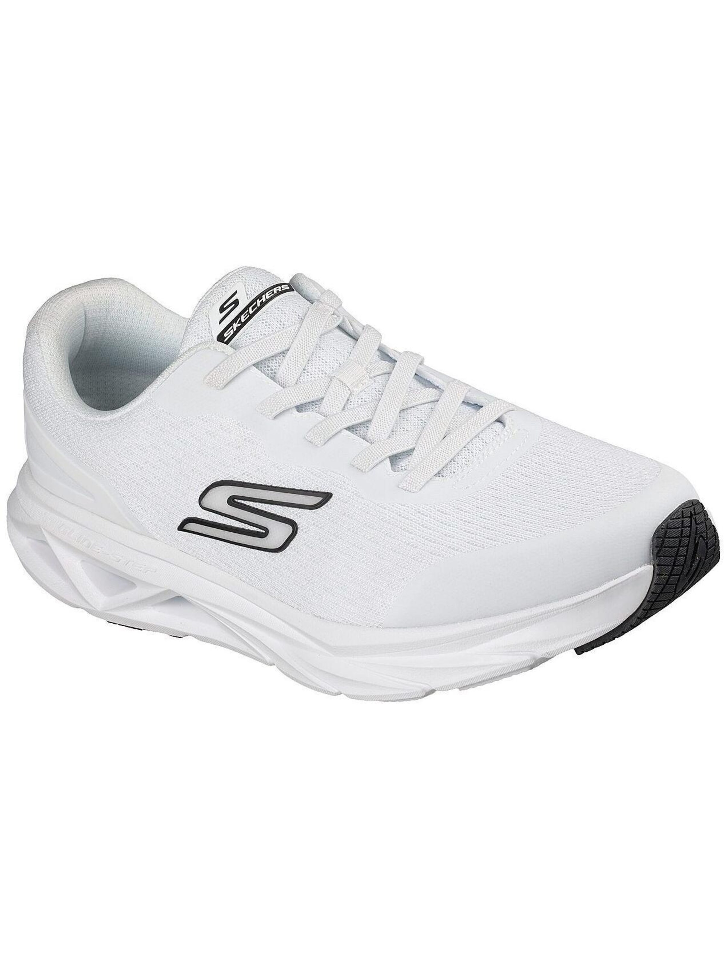 SKECHERS Sportschoen 'Glide-step Vortex - Avalin' in Wit: voorkant