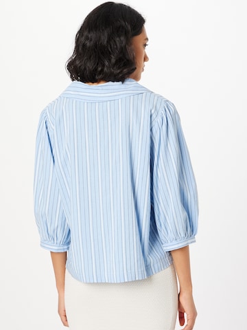 ICHI Blouse in Blue