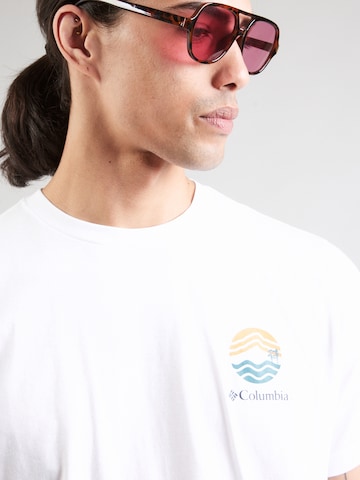 COLUMBIA - Camisa funcionais 'Kettle River' em branco