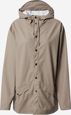 RAINS Performance Jacket in Grey: front