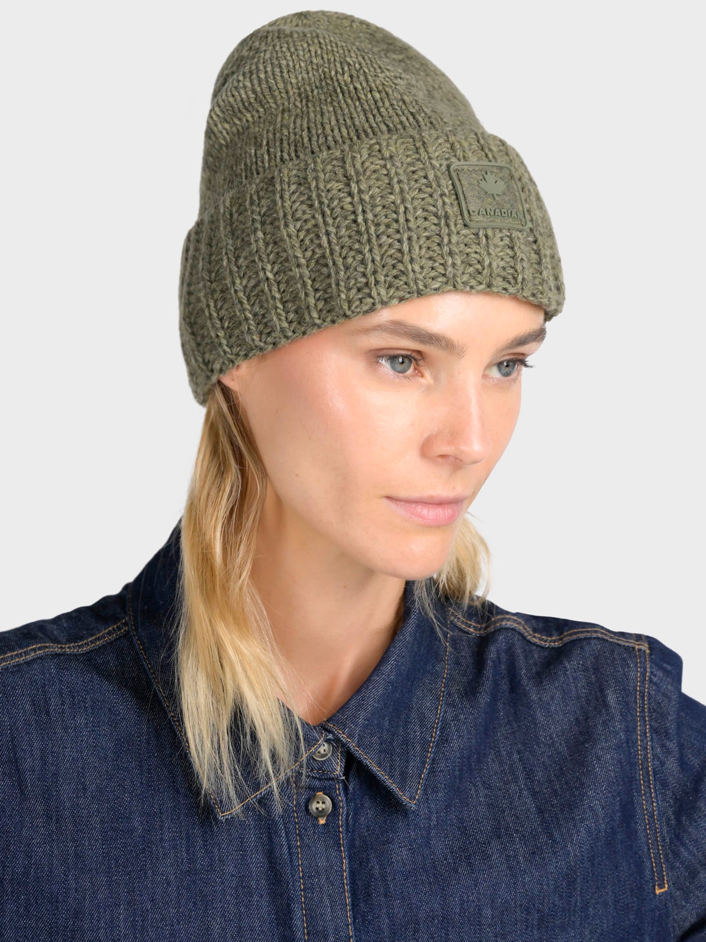Canadian Classics Čepice ' MELANGE UNISEX ' – zelená