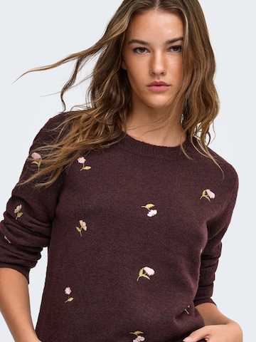 ONLY Pullover 'ONLSHINE' i rød