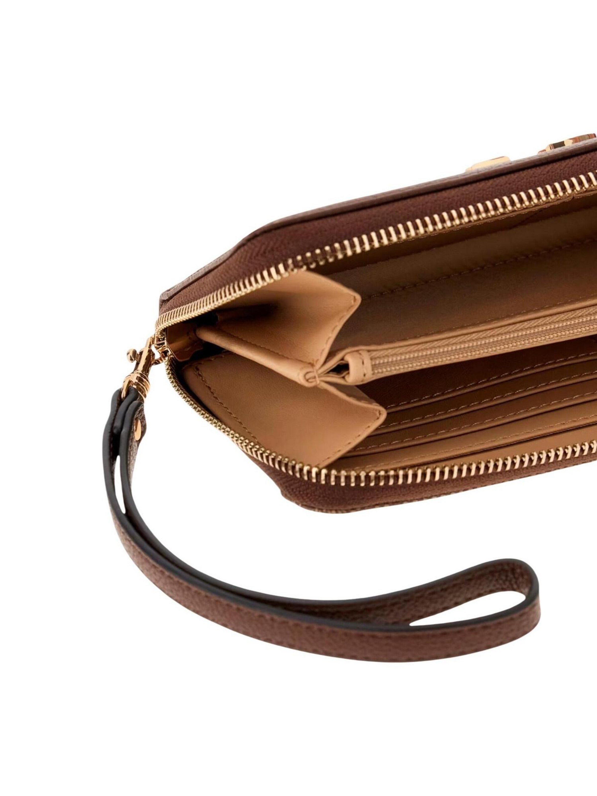 Portamonete 'COLEEN LOGO SML ZIP SWSG97 49146' di GUESS in marrone