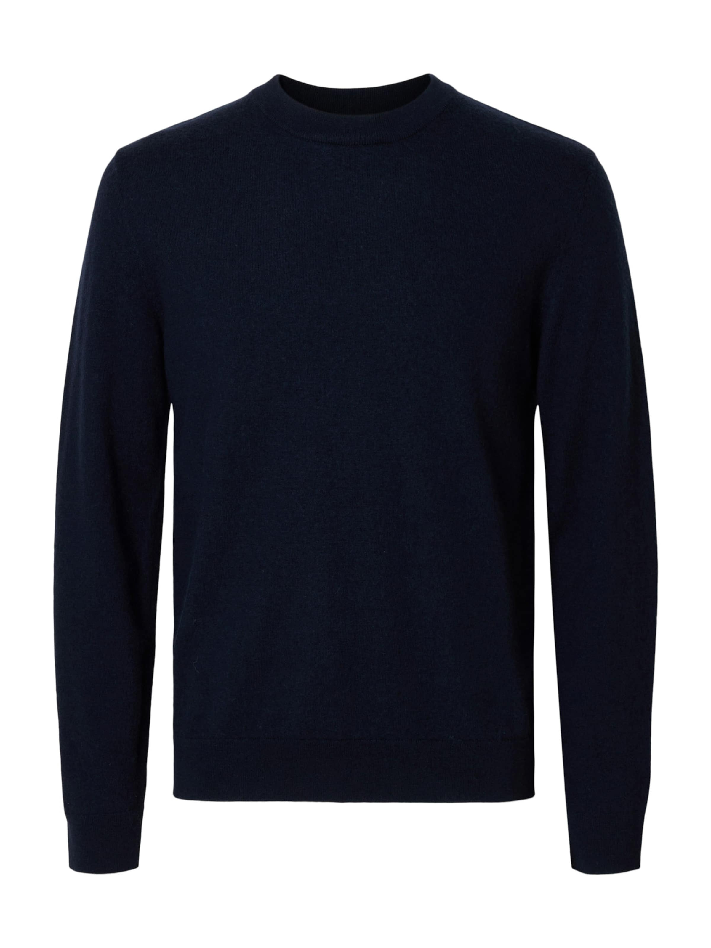 Pull-over 'SLHTRAY' SELECTED en bleu : devant