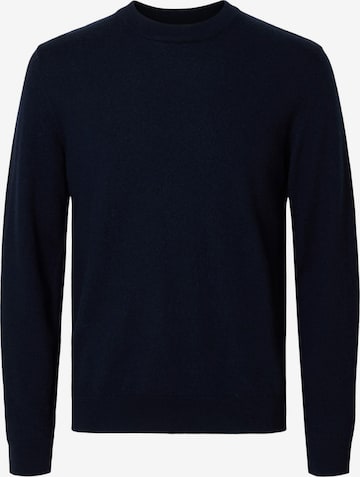 SELECTED Sweter 'SLHTRAY' w kolorze niebieski: przód
