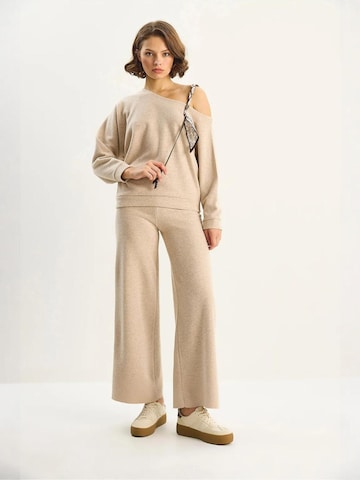 Bianco Lucci - Roupa de casa 'Zweiteiliges Set' em bege